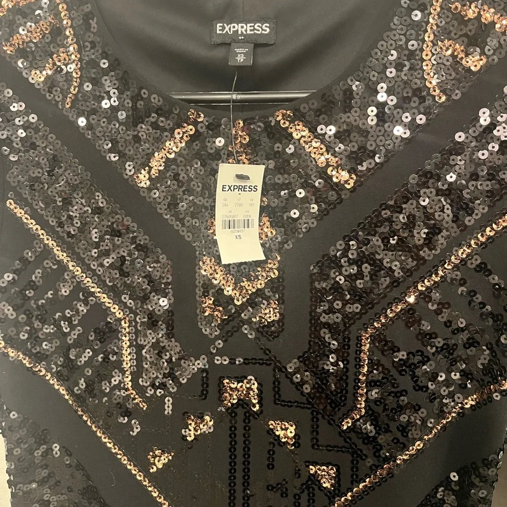 Express Sequin Dress - Picture 2 of 3